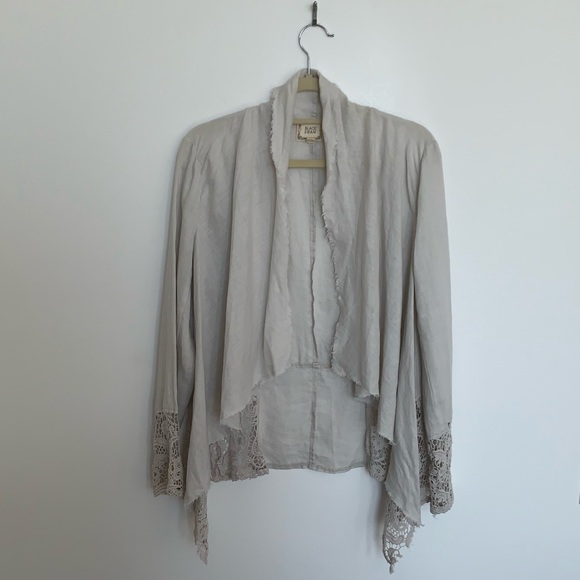 Black Swan Aysel Pale White Lace Jacket Size S - Picture 4 of 8